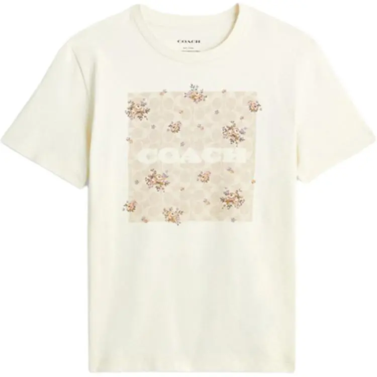 COACH Regular T Shirt Women's Cream