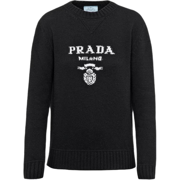 Женский свитер Prada SS25 (черный)