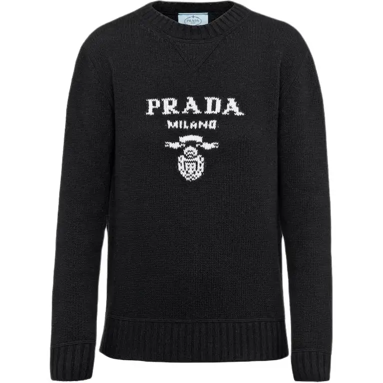 Prada logo crew-neck sweater