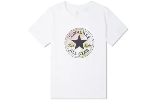 Converse T Shirts Women's Crew Neck Moderate Straight Fit