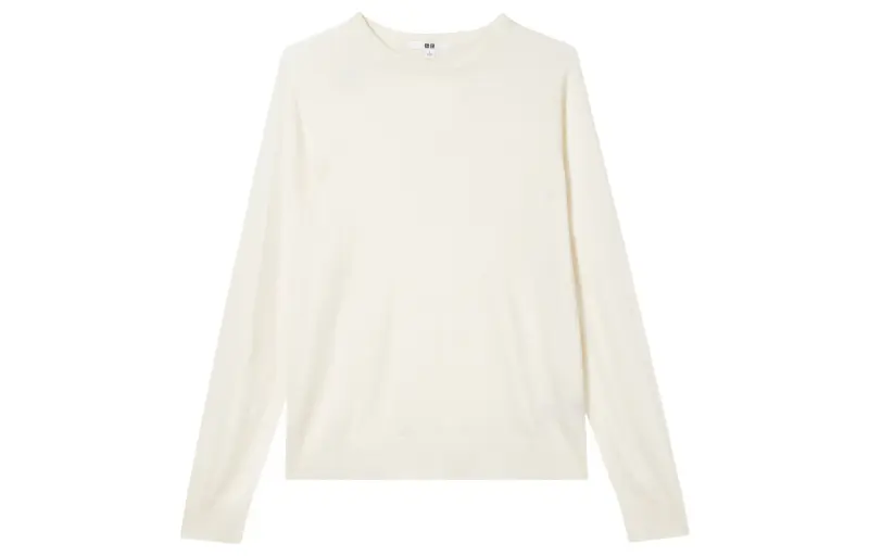 UNIQLO Sweaters Women's Ivory Crew Neck Moderate Other