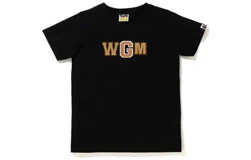 A BATHING APE Bape T Shirts Women's Crew Neck Moderate Straight Fit
