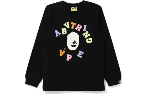 A BATHING APE T Shirts Women's Crew Neck Moderate Straight Fit