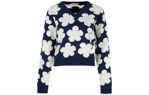 Kenzo floral-intarsia jumper