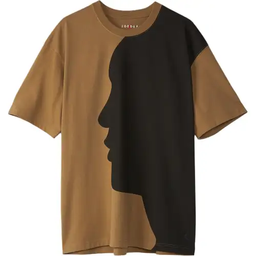 Jordan Drop Shoulder Sleeve T Shirt Women's Brown