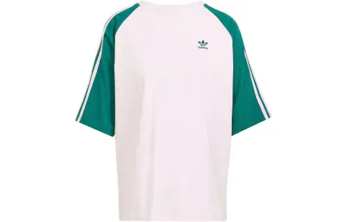 Adidas Originals Raglan Sleeve T Shirt Women's Preppy Green