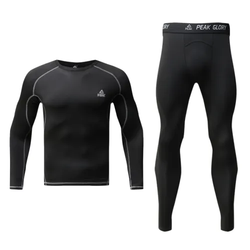 Keep warm sports quick dry breathable basketball corrective bodysuit for training for yoga for cycling for gym, base set for men and women, tight, for running