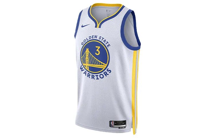 Nike Dri Fit NBA Jersey Association Edition Basketball Jersey 22 23 Season, Golden State Warriors Unisex White