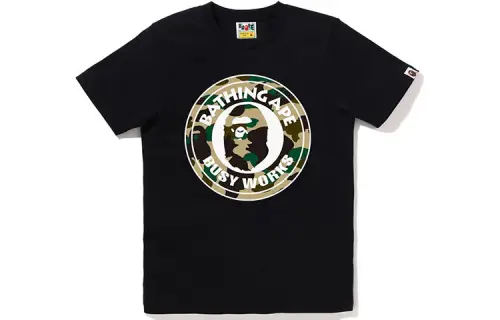 A BATHING APE T Shirts Women's Crew Neck Moderate Straight Fit