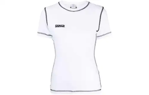Vetements Logo-patch Stretch-cotton T-shirt