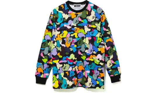 A BATHING APE Bape T Shirts Women's Crew Neck Moderate Straight Fit