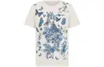 DIOR FW23 Drop Shoulder Sleeve T Shirt Women's White