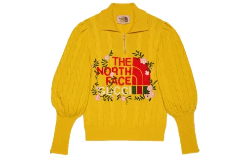 GUCCI X The North Face Polo Sweater Yellow