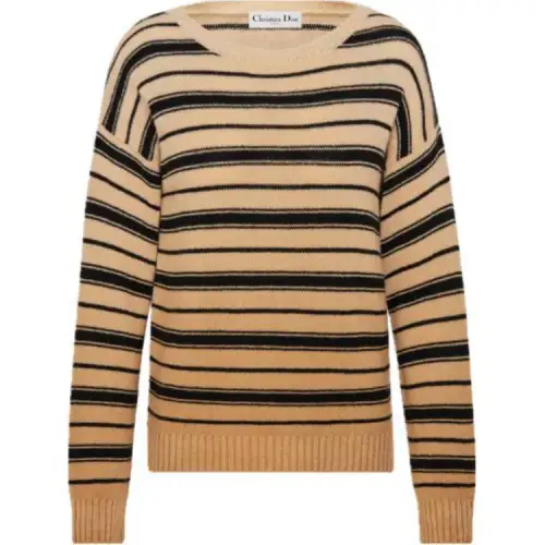 DIOR Sweaters Women's Umber Crew Neck Moderate Other