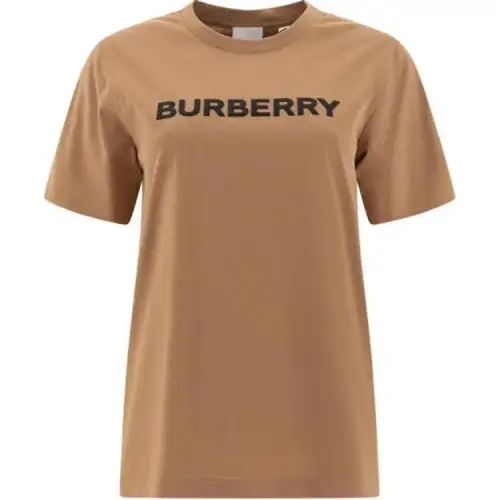 Burberry Logo Printed Crewneck T Shirt