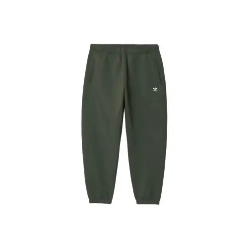 Adidas Originals Trefoil Essentials Sports Pants Unisex Gray Green