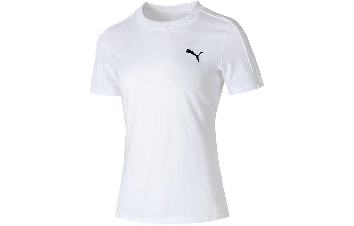 PUMA Set in Sleeve T Shirt Women's White