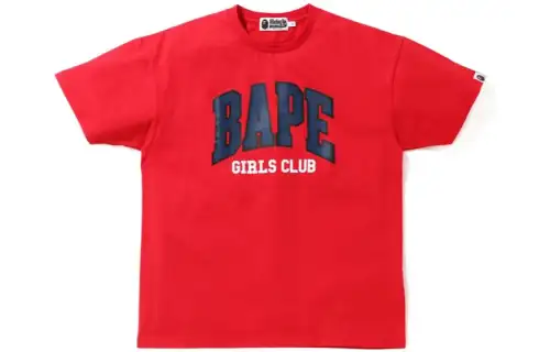 A BATHING APE T Shirts Women's Crew Neck Moderate Straight Fit