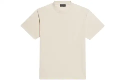 Balenciaga Regular T Shirt Women's Apricot Slim Fit