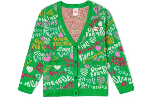 Vans Ireneisgood Cardigan Sweater Women's Green