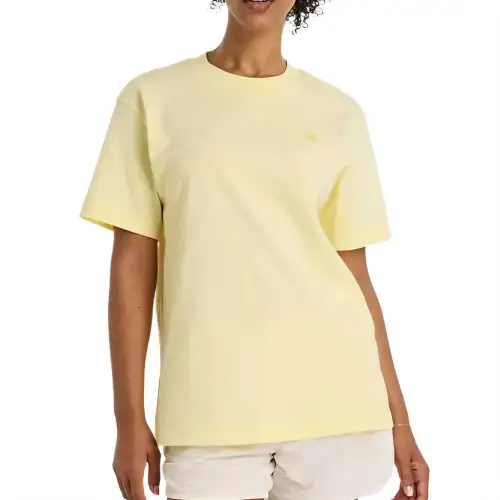 New Balance Athletics Jersey Regular T Shirt Women's Yellow