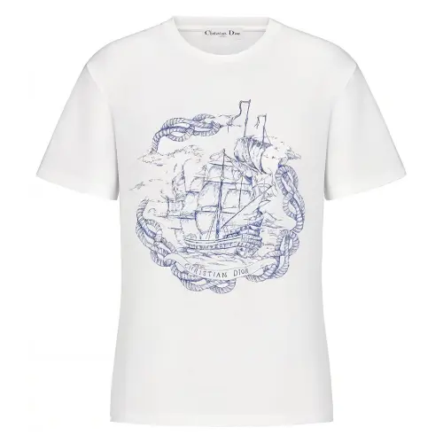 DIOR FW22 T Shirt Women's White
