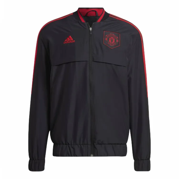 Adidas Manchester United ANTHEM Soccer Jersey Men's Black