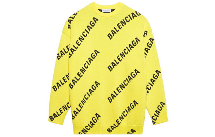 Женский свитер Balenciaga SS21 (желтый)