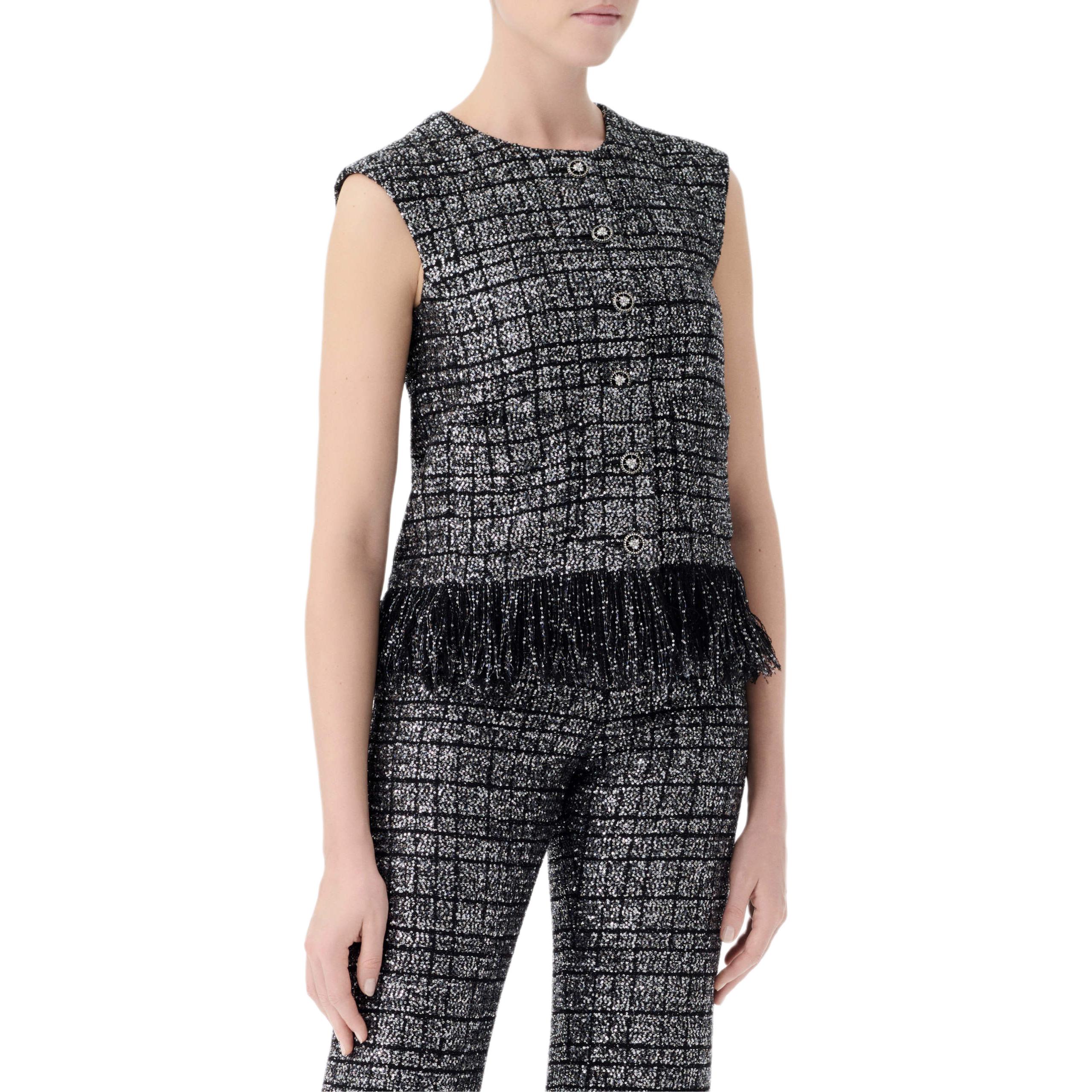 CHANEL 25S Spring Summer Collection Tank Top Women's Black