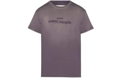 Maison Margiela Reverse Logo Detailed Crewneck T Shirt