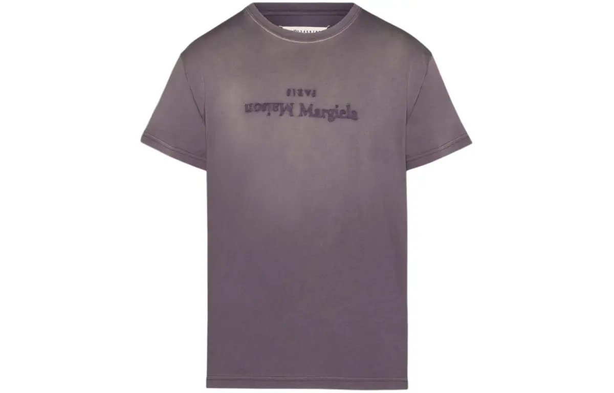 Maison Margiela Reverse Logo Detailed Crewneck T Shirt