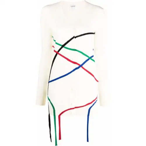 LOEWE FW21 Loose Fit Sweater Women's White