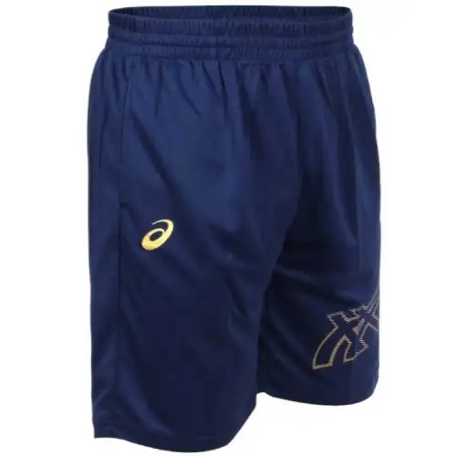 Asics Sports Shorts Men's Dark Blue Gold