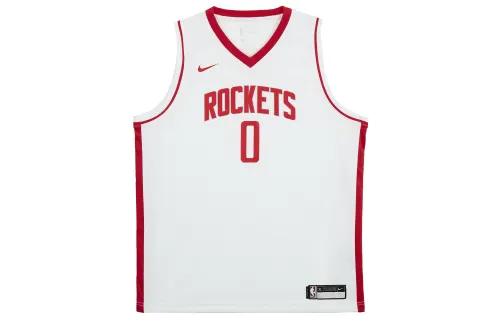 Nike Westbrook Westbrook Houston Rockets SWingman V-neck basketball vest, same style for men and women, white