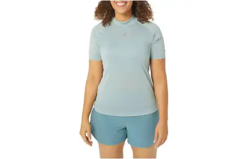 Asics NAGINO RUN T Shirt Women's Dusty Blue