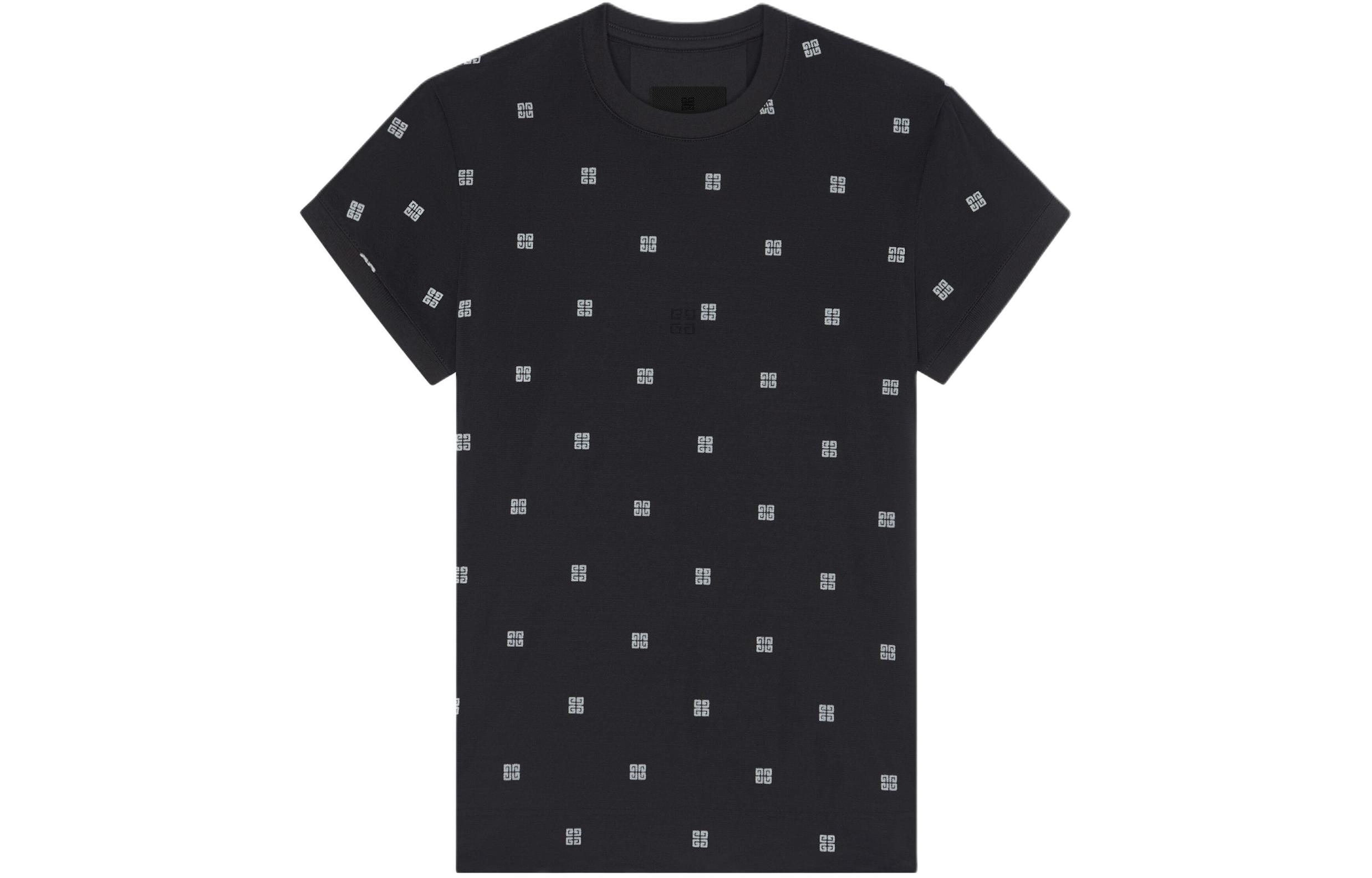 Женская футболка Givenchy BW70CG3YKA-076 (черная)