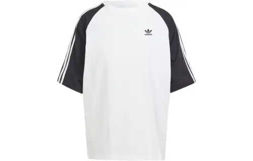 Adidas Originals Raglan Sleeve T Shirt Women's Black White