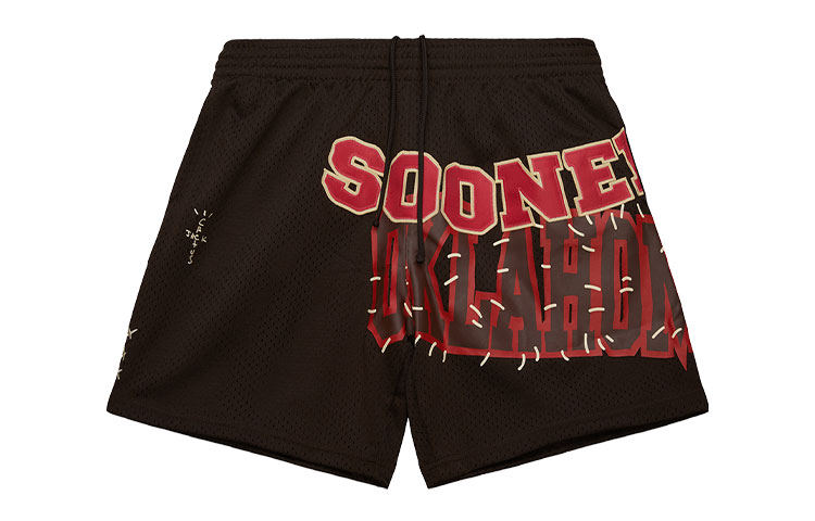 Travis Scott X Mitchell & Ness Oklahoma Sooners Basketball Shorts