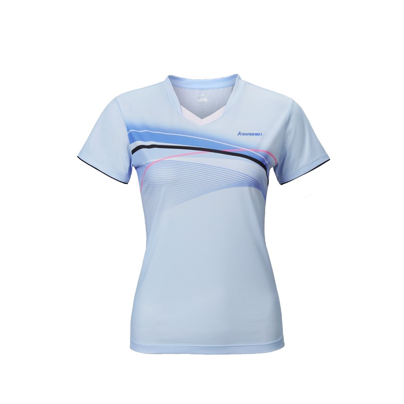 Kawasaki Badminton Jersey Women’s Light Blue/Dark Blue