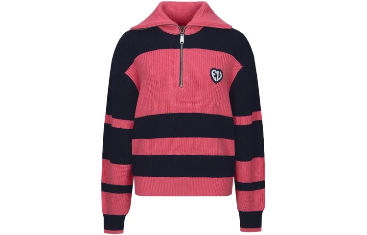 EVISU Sweaters Women's Dark Blue/Pink Moderate