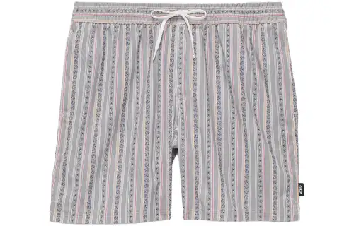Vans Primary Stripe Elastic 17'' Boardshorts Casual Shorts Men's Gray