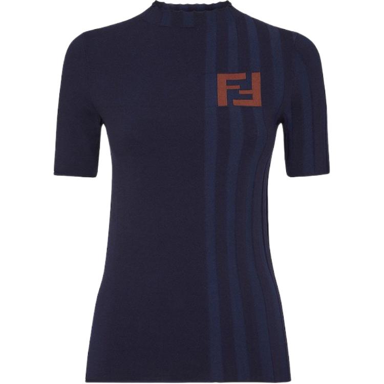 Женский свитер Fendi (темно-синий)