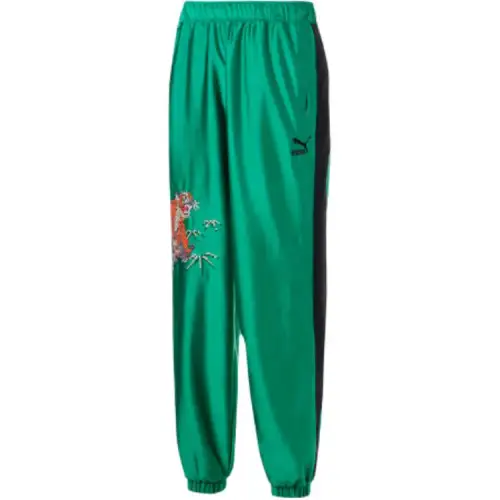 PUMA Casual Pants Unisex Pepper Green Black