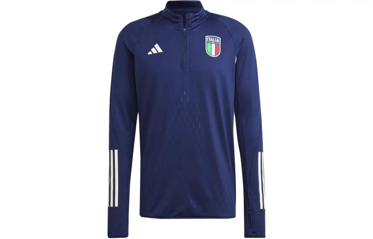 Adidas Italy National Team ITALIEN TIRO 23 PRO OBERTEIL Soccer Jersey Men's Dark Blue
