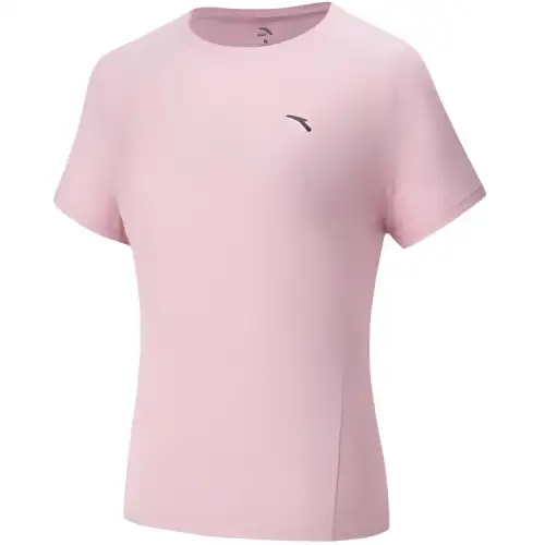 Anta Regular T Shirt Women's Soft Pink