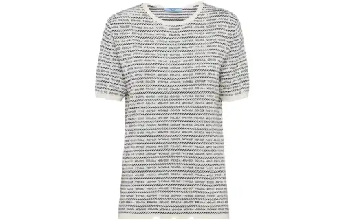 PRADA Sweaters Women's White Crew Neck Moderate Other