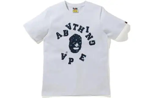 A BATHING APE T Shirts Women's Crew Neck Moderate Straight Fit