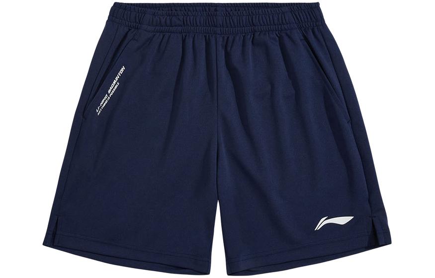 Li Ning Badminton Collection Sports Shorts Unisex Dark Ship Blue
