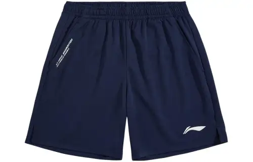 Li Ning Badminton Collection Sports Shorts Unisex Dark Ship Blue