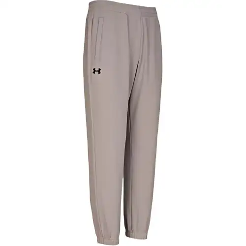 Under Armour Sports Collection Men's Training, Solid Color Versatile Thickened And Fleece Lined Mid Rise Casual Pants